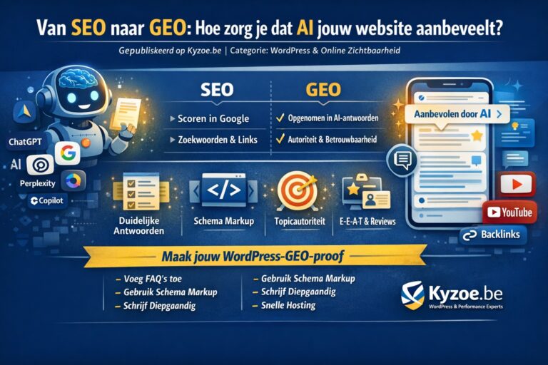Van SEO naar GEO: Hoe zorg je dat AI jouw website aanbeveelt?