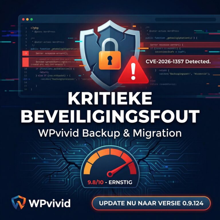 Kwetsbaarheid in populaire back-upplugin WPvivid